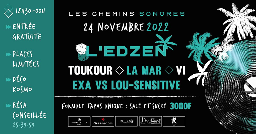 Les Chemins Sonores Festival Electro à LEdzen Nouméa