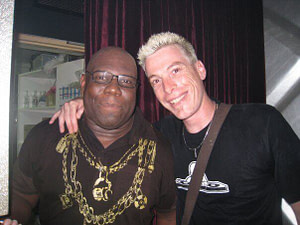 with Carl Cox 2008